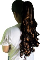 WigOWig Long Beautiful Golden Brown Curly  Pony Tail Hair Extension - Price 1299 81 % Off  