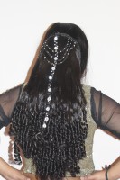 Ritzkart Stone Studded Curly PARTY Clip-on  Extension Hair Extension - Price 499 83 % Off  