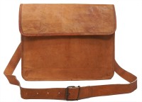 Pranjals House 15 inch Laptop Messenger Bag(Brown)   Laptop Accessories  (Pranjals House)