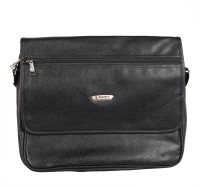 View Sapphire 15 inch Expandable Laptop Messenger Bag(Black) Laptop Accessories Price Online(Sapphire)