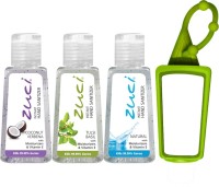 Zuci 30 ML COCONUT VERBENA, TULSI AND NATURAL HAND SANITIZER WITH BAG TAG(90 ml) - Price 120 52 % Off  