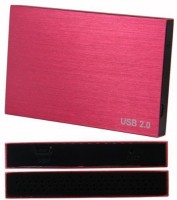 AVB Red Shining Portable Sata Casing case Usb 2.0 2.5 inch External Hard Drive enclosure(For Laptop Sata CAsing, Red)   Laptop Accessories  (AVB)
