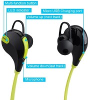 ROOQ QY7GR-005 Headphone(Green, In the Ear)   Laptop Accessories  (ROOQ)