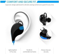 ROOQ QY7BU-016 stereo dynamic headphone bluetooth Headphones(Blue, In the Ear)   Laptop Accessories  (ROOQ)