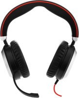 Jabra EVOLVE 80 UC Stereo Wired Headset with Mic(Black, Over the Ear)   Laptop Accessories  (Jabra)