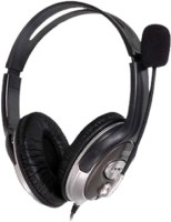 HP B4B09PA Headset with Mic(Black, Over the Ear)   Laptop Accessories  (HP)