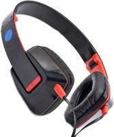 View Shrih Dynamic Stereo Wired Headset with Mic(Red Black, Over the Ear) Laptop Accessories Price Online(Shrih)