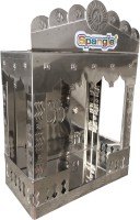 Spangle Stainless Steel Home Temple(Height: 32.5 cm)   Computer Storage  (Spangle)
