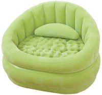 View Intex 68563 Vinyl 1 Seater Inflatable Sofa(Color - Green) Price Online(Intex)
