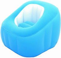 Bestway Karmax Comfi Cube Chair (Blue) PVC 1 Seater Inflatable Sofa(Color - Blue) RS.1400.00