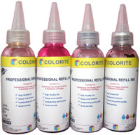 Colorite Brother 100ml x 4 colours Multi Color Ink(Black, Magenta, Cyan, Yellow) Colorite Brother 100ml x 4 colours Multi Color Ink(Black, Magenta, Cyan, Yellow)