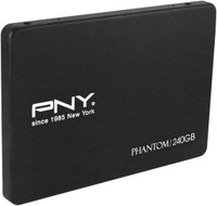 PNY 240 GB Wired External Solid State Drive (SSD)(Black, External Power Required)