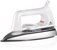 View Bajaj Popular Plus Light Weight Dry Iron(White) Home Appliances Price Online(Bajaj)