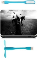 Print Shapes Horse with warrior Combo Set(Multicolor)   Laptop Accessories  (Print Shapes)