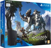 SONY PlayStation 4 (PS4) Slim 500 GB with Horizon Zero Dawn(Jet Black)