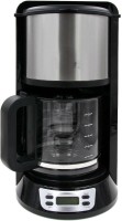 Shrih SH-03591 Aluminum 1000 Watt 12-Cup Programmable 12 cups Coffee Maker(Black)