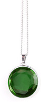 Creative India Exports Jewellery Green Round Smart Pendant(Green)