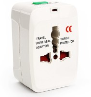 View VibeX ™ All in One Universal International Plug Travel AC Power Charger with AU US UK EU Plug Worldwide Adaptor(White) Laptop Accessories Price Online(VibeX)