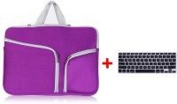 View LUKE Zipper Briefcase Soft Handbag Sleeve Bag Cover Case for MACBOOK PRO 13.3 inch Retina With Keyboard Protector Combo Set Laptop Accessories Price Online(LUKE)