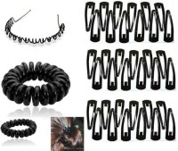 Style Me ST1042 Tic Tac Clip, Hair Band(Black) - Price 218 78 % Off  