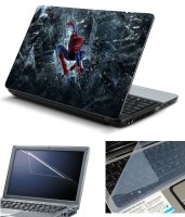 Psycho Art 3in1 Laptop Skin Pack with Screen Guard & Key Protector HQ140729 Combo Set(Multicolor)   Laptop Accessories  (Psycho Art)