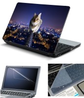 Psycho Art 3in1 Laptop Skin Pack with Screen Guard & Key Protector HQ140803 Combo Set(Multicolor)   Laptop Accessories  (Psycho Art)