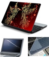 Psycho Art 3in1 Laptop Skin Pack with Screen Guard & Key Protector HQ140802 Combo Set(Multicolor)   Laptop Accessories  (Psycho Art)