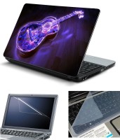 Psycho Art 3in1 Laptop Skin Pack with Screen Guard & Key Protector HQ140754 Combo Set(Multicolor)   Laptop Accessories  (Psycho Art)