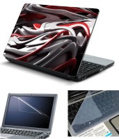 Psycho Art 3in1 Laptop Skin Pack with Screen Guard & Key Protector HQ140710 Combo Set(Multicolor)   Laptop Accessories  (Psycho Art)