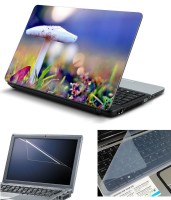 Psycho Art 3in1 Laptop Skin Pack with Screen Guard & Key Protector HQ140739 Combo Set(Multicolor)   Laptop Accessories  (Psycho Art)