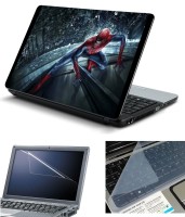 Psycho Art 3in1 Laptop Skin Pack with Screen Guard & Key Protector HQ140718 Combo Set(Multicolor)   Laptop Accessories  (Psycho Art)