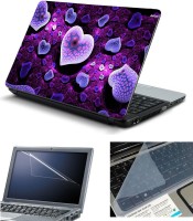 Psycho Art 3in1 Laptop Skin Pack with Screen Guard & Key Protector HQ140703 Combo Set(Multicolor)   Laptop Accessories  (Psycho Art)