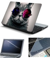 Psycho Art 3in1 Laptop Skin Pack with Screen Guard & Key Protector HQ140759 Combo Set(Multicolor)   Laptop Accessories  (Psycho Art)