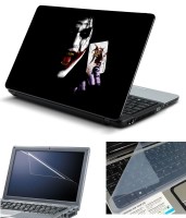 Psycho Art 3in1 Laptop Skin Pack with Screen Guard & Key Protector HQ140765 Combo Set(Multicolor)   Laptop Accessories  (Psycho Art)