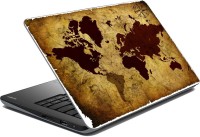 Vprint World Map Vinyl Laptop Decal 13   Laptop Accessories  (Vprint)