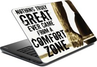 Vprint Nothing is great come from cimfirt zone Vinyl Laptop Decal 14   Laptop Accessories  (Vprint)