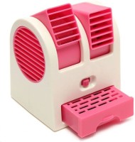 View Mezire Mini Fragrance Air Conditioner USB Fan (Rose Red) 007 USB Fan(ROSE RED) Laptop Accessories Price Online(Mezire)