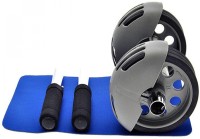 Goodbuy Roller Wheel Machine Carver Workout Routine Abdominal Stretch Maximizer Core Fitness Strength Ab Exerciser(Black)