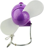 View Shrih Adjustable Angle SH-04029 Mini USB Fan(Purple) Laptop Accessories Price Online(Shrih)