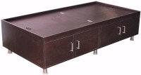 Caspian Furnitures Solid Wood Single Bed With Storage(Finish Color -  Brown)   Furniture  (Caspian Furnitures)
