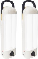 View Eye Bhaskar 44 LED (Set of 2) With Charger Rechargeable Emergency Lights(White) Home Appliances Price Online(Eye Bhaskar)