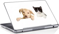 Sai Enterprises Dogs_Cats_Puppy_Kitten_baby vinyl Laptop Decal 15.6   Laptop Accessories  (Sai Enterprises)