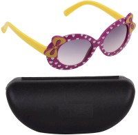 Kidofash Oval Sunglasses(For Boys & Girls, Black)