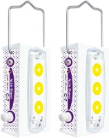View GO Power Activ 18 COB (Set of 2) With Charger Rechargeable Emergency Lights(White) Home Appliances Price Online(GO Power)