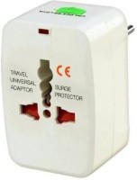 CheckSums 11684 International / Universal Travel Charger & Adapter Worldwide Adaptor(White)   Laptop Accessories  (CheckSums)