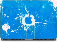 View Ganesh Arts Blue Apple Logo on White Splash Sparkle Laptop Skin with Screen Protector & KeyGuard Skin HD High Quality Eco vinyl Laptop Decal 15.6 Laptop Accessories Price Online(Ganesh Arts)