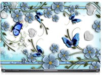 Ganesh Arts Butterfly With Flower HD High Quality Eco vinyl Laptop Decal 15.6   Laptop Accessories  (Ganesh Arts)