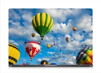 Ganesh Arts Air balloon in Sky HD High Quality Eco vinyl Laptop Decal 15.6   Laptop Accessories  (Ganesh Arts)
