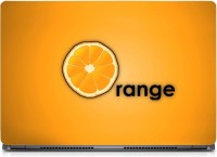 Ganesh Arts Digital Orange Typography Sparkle Laptop Skin with Screen Protector & KeyGuard Skin HD High Quality Eco vinyl Laptop Decal 15.6   Laptop Accessories  (Ganesh Arts)