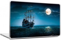 View Ganesh Arts Sea Ship in Dark Night Laptop skin 15.6 inch HD High Quality Eco vinyl Laptop Decal 15.6 Laptop Accessories Price Online(Ganesh Arts)